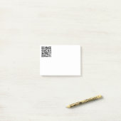 Post-it® Création instantanée de code QR (en entrant votre  (Sur un bureau)