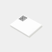 Post-it® Création instantanée de code QR (en entrant votre  (Incliné)
