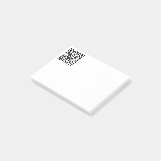 Post-it® Création instantanée de code QR (en entrant votre  (Incliné)