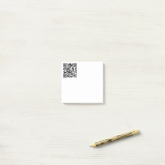 Post-it® Création instantanée de code QR (en entrant votre (Sur un bureau)