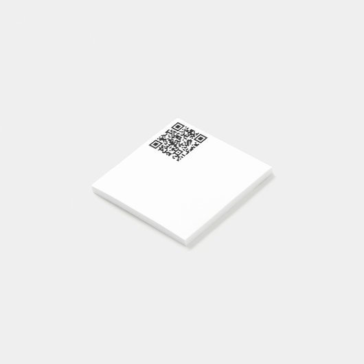 Post-it® Création instantanée de code QR (en entrant votre  (Incliné)