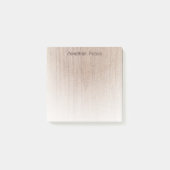 Post-it® Creative Distressed Text Brown Wood Look Modèle (Devant)