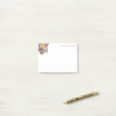 Post-it® Creative Pastel Colors Aquarelle Rose Modèle (Sur un bureau)