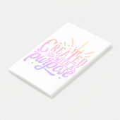 Post-it® Créé avec un but (Incliné)