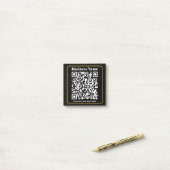 Post-it® Créer un code QR d'entreprise scannable instantané (Sur un bureau)
