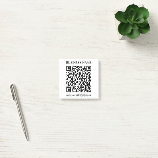 Post-it® Créer un code QR d'entreprise Texte instantané et  (Bureau)