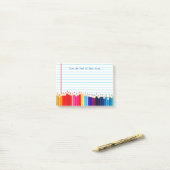 Post-it® Créez vos propres crayons personnalisés par nom de (Sur un bureau)