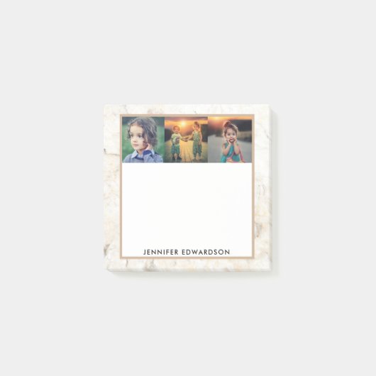 Post-it® Créez votre propre collage photo sur le marbre (Devant)