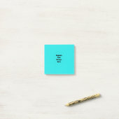 Post-it® Créez votre propre cyan (Sur un bureau)