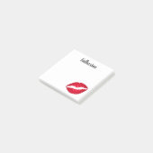 Post-it® Créez Votre Propre Empreinte de Baiser Rouge Perso (Incliné)
