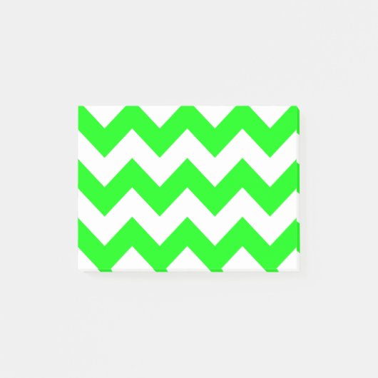 Post-it® Créez votre propre Motif Zigzag Big Lime (Devant)