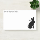 Post-it® Créez votre propre silhouette de chat noir (Bureau)