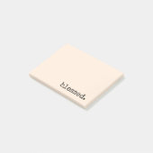 Post-it® crème de typographie bénie (Incliné)