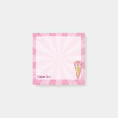 Post-it® Crème glacée au cône de sucre (Devant)