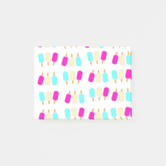 Post-it® crème glglace trois couleurs (Devant)