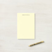 Post-it® Crème professionnelle minimaliste classique (Sur un bureau)