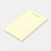 Post-it® Crème professionnelle minimaliste classique (Incliné)