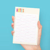 Post-it® Crème rayée colorée