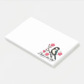 Post-it® cri de la mésange 'Chick-a-dee-dee-dee' (Incliné)