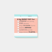 Post-it® Crient la récompense de post-it de reconnaissance (Devant)