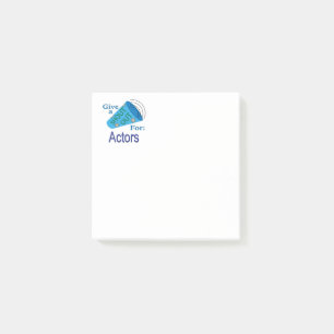 Post-it® Criez pour les acteurs