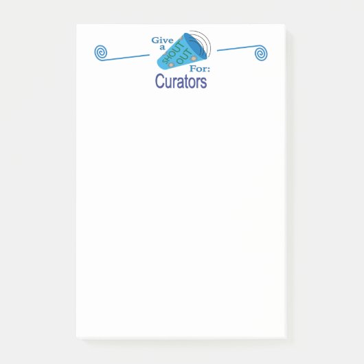Post-it® Criez pour les conservateurs (Devant)