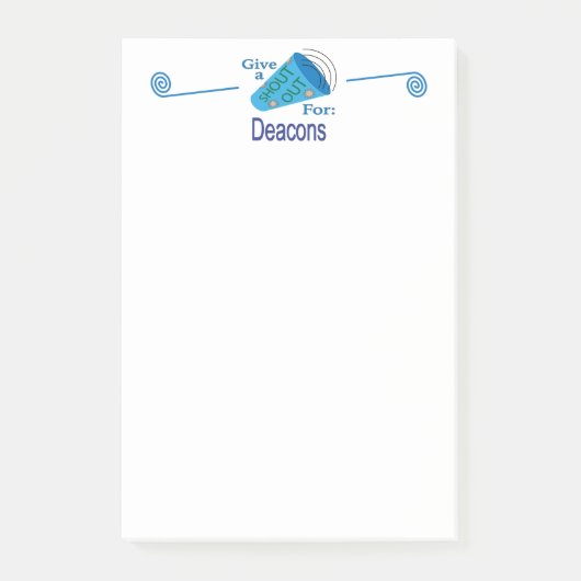 Post-it® Criez pour les diacres (Devant)