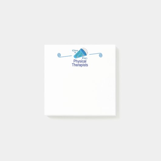 Post-it® Criez pour les physiothérapeutes (Devant)