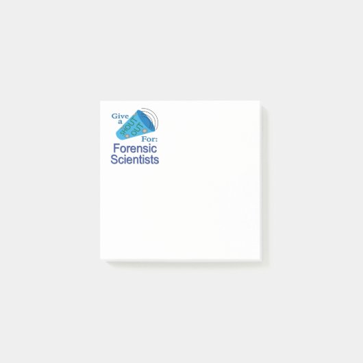 Post-it® Criez pour les scientifiques légistes (Devant)