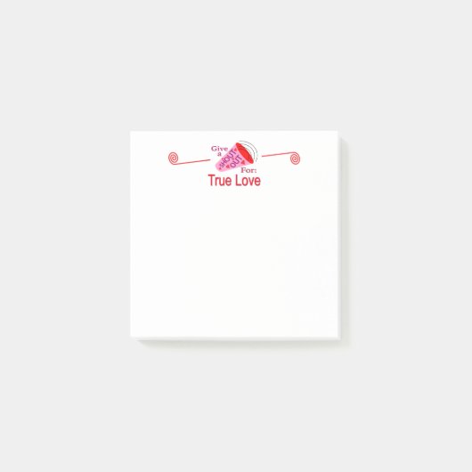 Post-it® Criez pour un véritable amour (Devant)