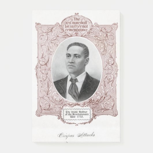 Post-it® Crispus Attucks : Martyr de la révolution américai (Devant)