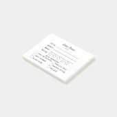Post-it® Critique de livre Coquette Style (Incliné)