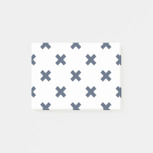 Post-it® Crochets bleu-gris sur blanc