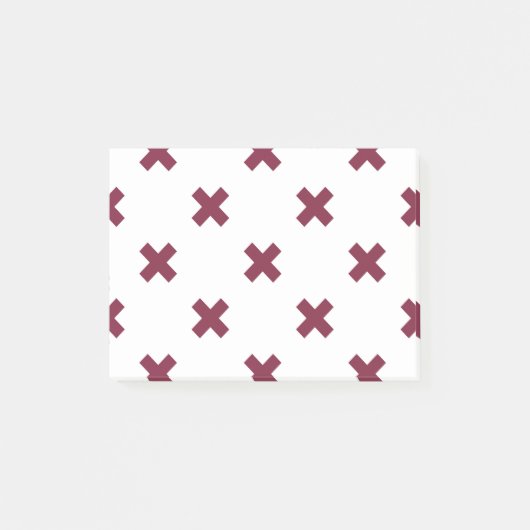 Post-it® Crochets Mulberry sur blanc (Devant)