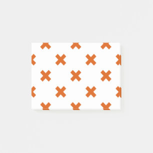 Post-it® Crochets orange sur blanc