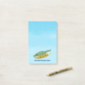 Post-it® Crocodile Fusée (Sur un bureau)