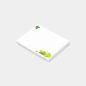 Post-it® Crocodile mignon & feuilles de laurier marquées su (Incliné)