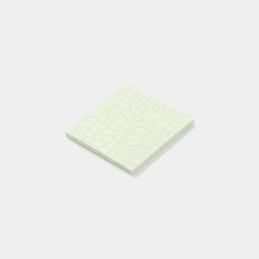 Post-it® crocodile vert sauvage Gradient Aquarelle minimale (Incliné)