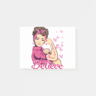 Post-it® Croire Cancer du Sein Guerrier T-Shirt Femmes