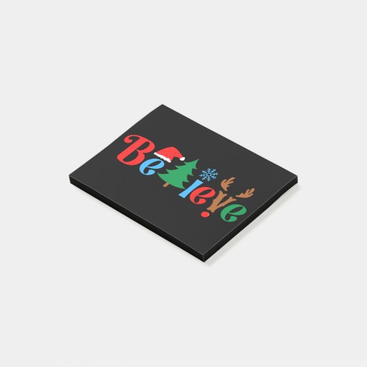 Post-it® Croire de Noël (Incliné)