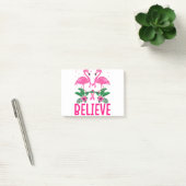 Post-it® Croire le Flamant rose de sensibilisation au cance (Bureau)