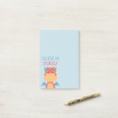 Post-it® Crois En Toi-Même Dragon (Sur un bureau)