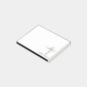 Post-it® Croisement de mots chrétiens personnalisés (Incliné)