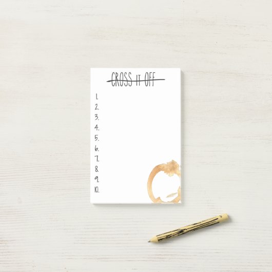 Post-it® Croisez-le (Sur un bureau)