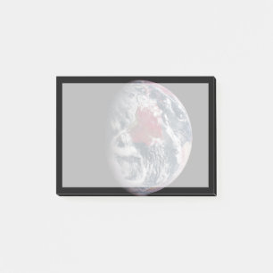 Post-it® Croissance plante Sur La Planète Terre.