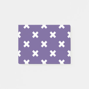Post-it® Croix blanches sur ultra violet