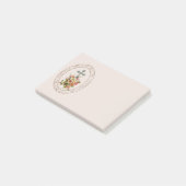 Post-it® Croix chrétienne florale (Incliné)