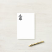 Post-it® Croix freemasonique (Sur un bureau)