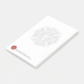 Post-it® Croix maltaise de la délivrance | du feu (Incliné)