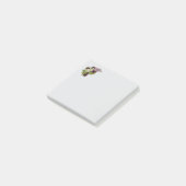 Post-it® Croix Violette Et Fleurs (Incliné)